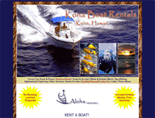 Tablet Screenshot of konaboatrentals.com
